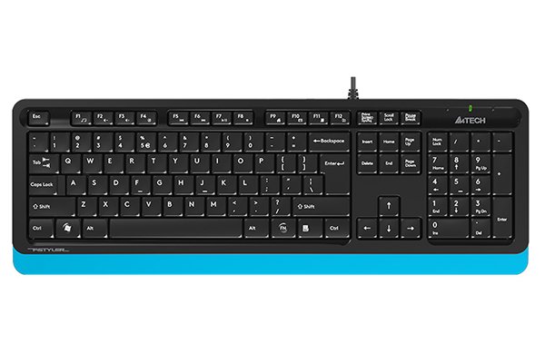 Клавиатура A4tech FK-10 Fstyler черно-синяя