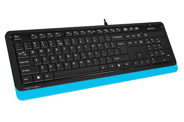 Клавиатура A4tech FK-10 Fstyler черно-синяя купить,0