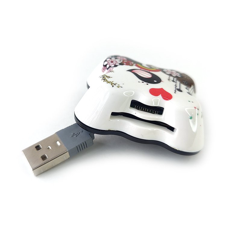 Картридер ViTi USB Card Reader Usbonline PP0021 белый купить,1069