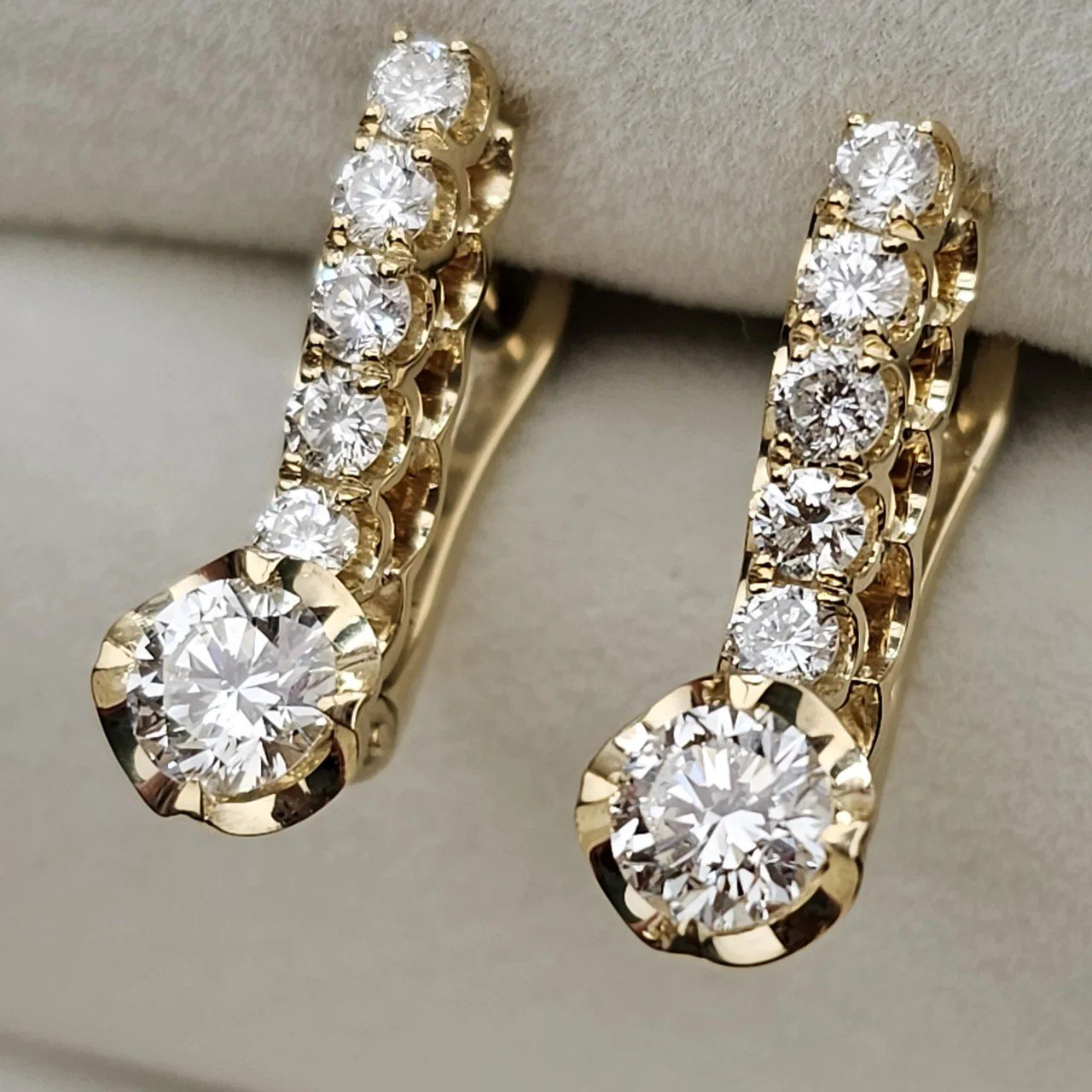 Серьги Deimantas 108600027 4,95гр 1,4ct. купить,NaN