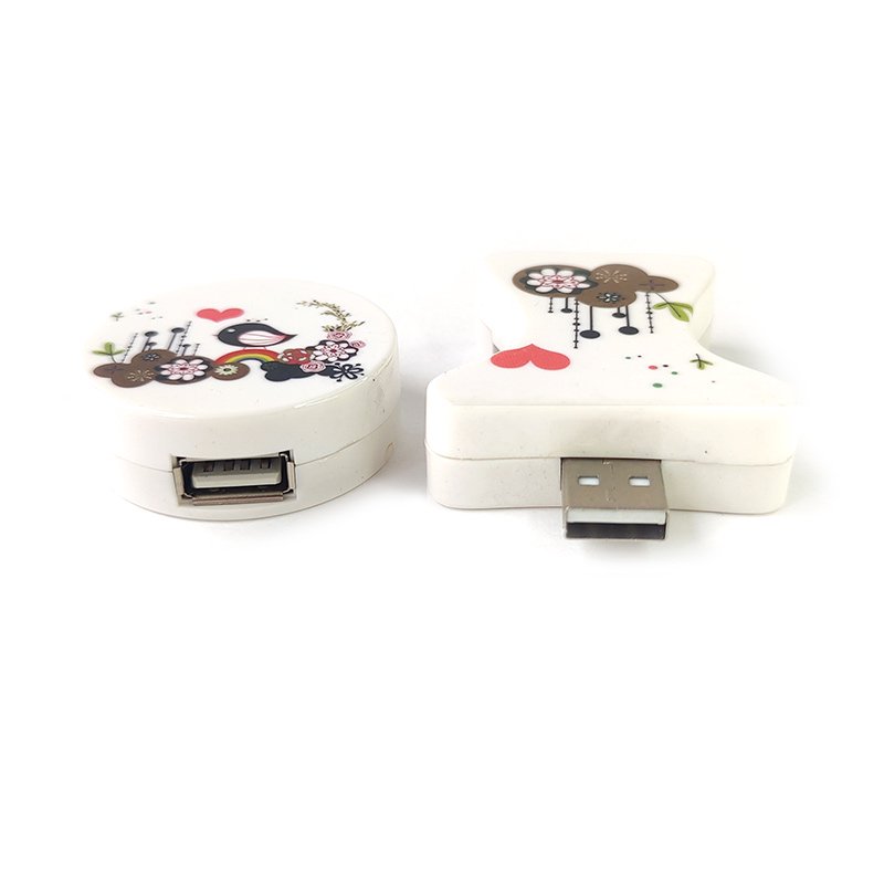 USB Hub +CR Usbonline PP0018 белый - ForteMarket USB Hub +CR Usbonline PP0018 белый купить,0