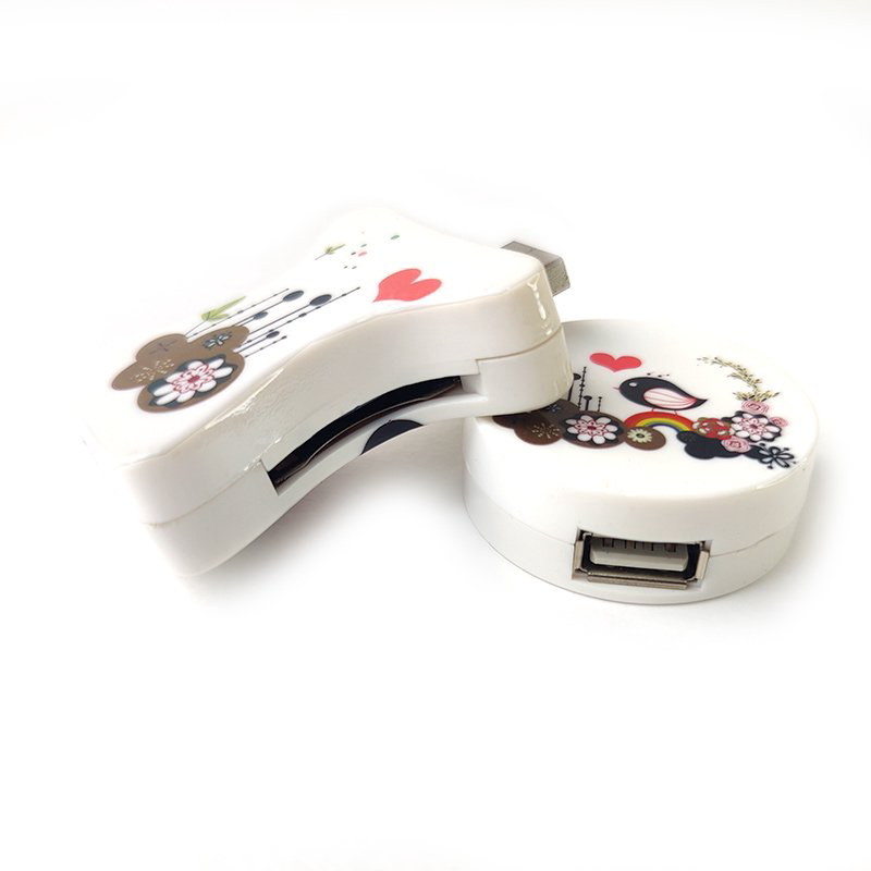 USB Hub +CR Usbonline PP0018 белый купить,1069