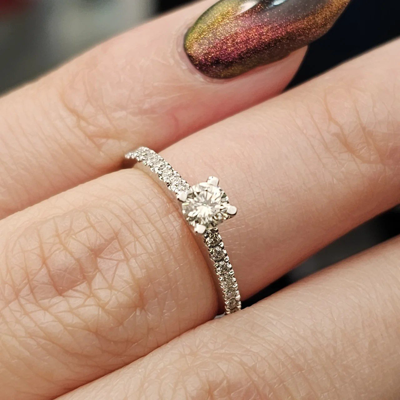 Кольцо Deimantas 108599974 15,5р 1,85гр 0,36ct. купить,NaN