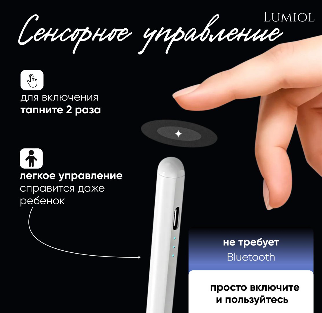 Стилус Lumiol Pencil Pro белый купить,NaN