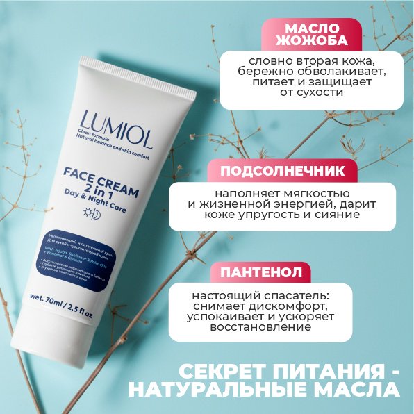 Lumiol крем Day&amp;Night Care для лица 70 мл купить,NaN