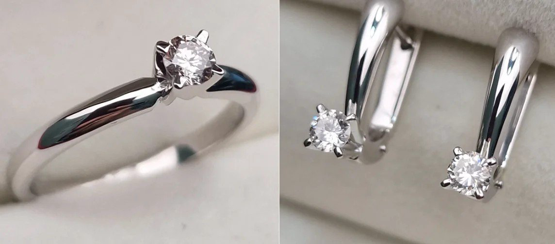 Комплект Deimantas 108610443 0,20ct 0,34ct. купить,NaN