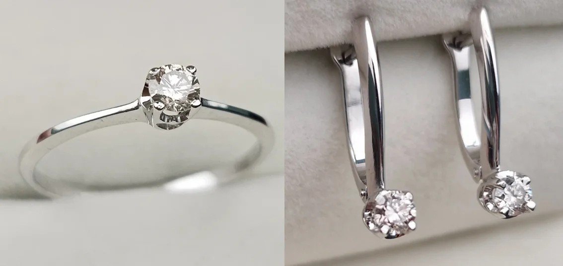 Комплект Deimantas 108609380 17,5р 0,154ct 0,32ct. купить,NaN
