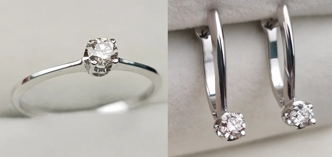 Комплект Deimantas 108609380 17,5р 0,154ct 0,32ct. купить,NaN
