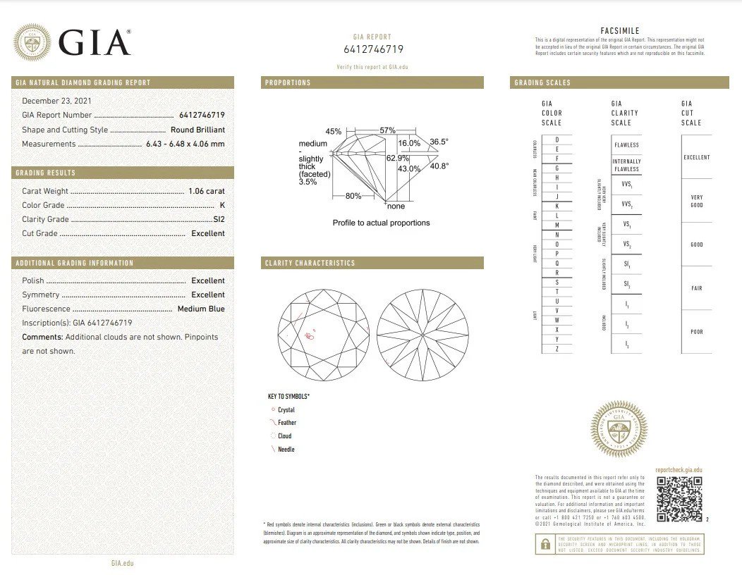 Кольцо Deimantas 108599914 18,5р 5,34гр 1,27ct. купить,NaN