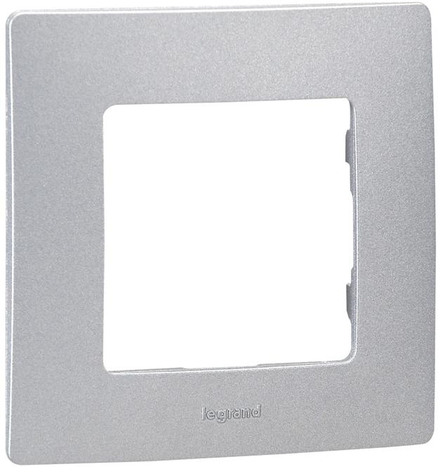 Рамка Legrand Etika 672551 серебристая купить,NaN