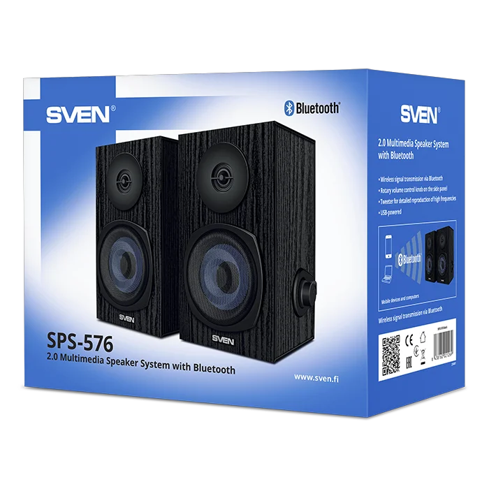 Акустическая система Sven SPS-576 Black - ForteMarket Акустическая система Sven SPS-576 Black купить,0