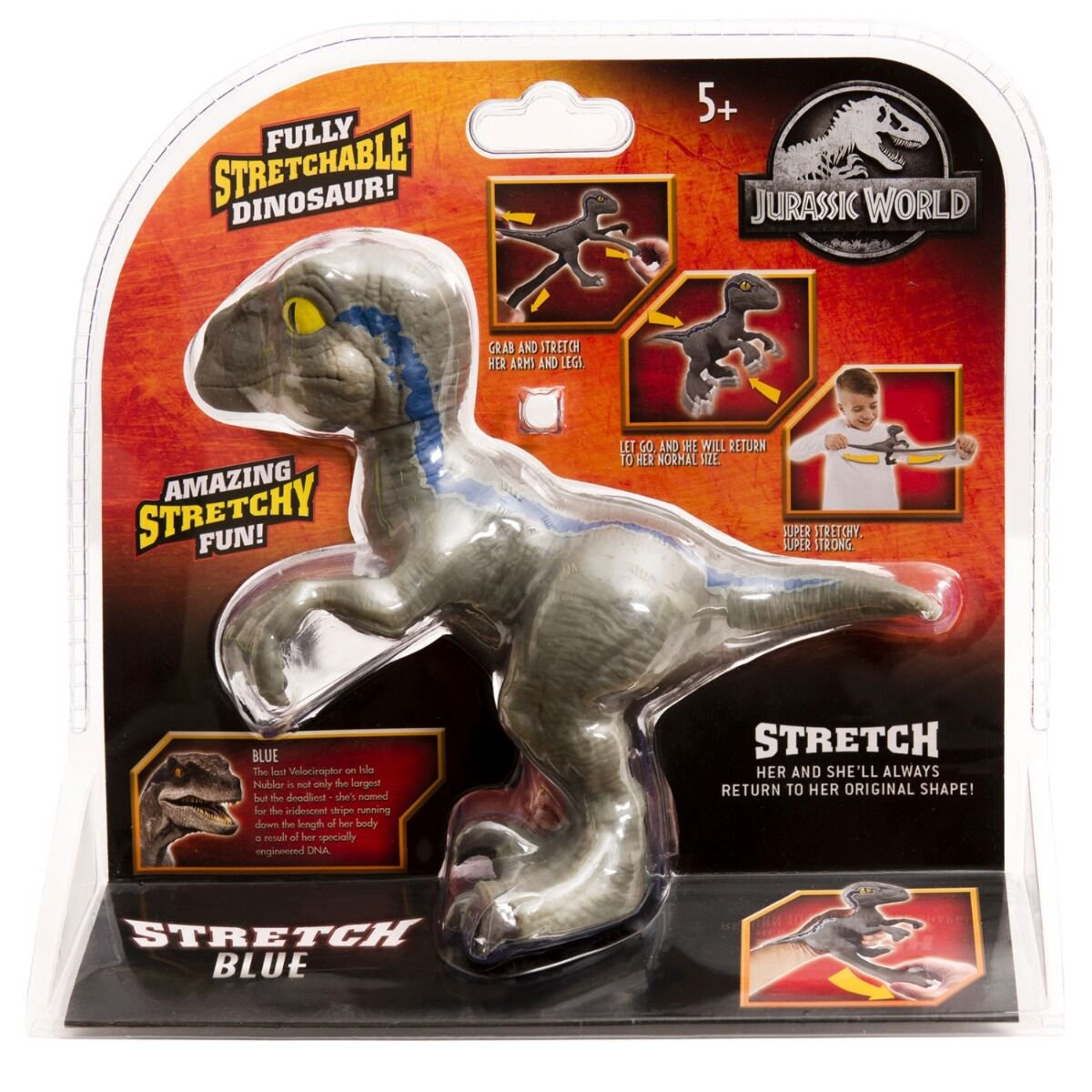 Фигурка Stretch Тянущаяся фигурка Раптор Блю  купить,NaN