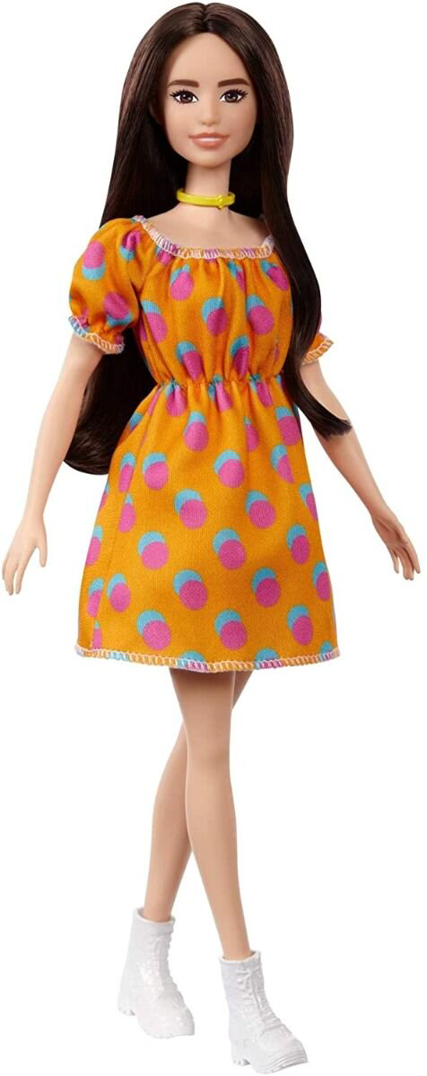 Кукла Barbie Модницы Игра с модой в платье в горошек GRB520 29см купить,NaN