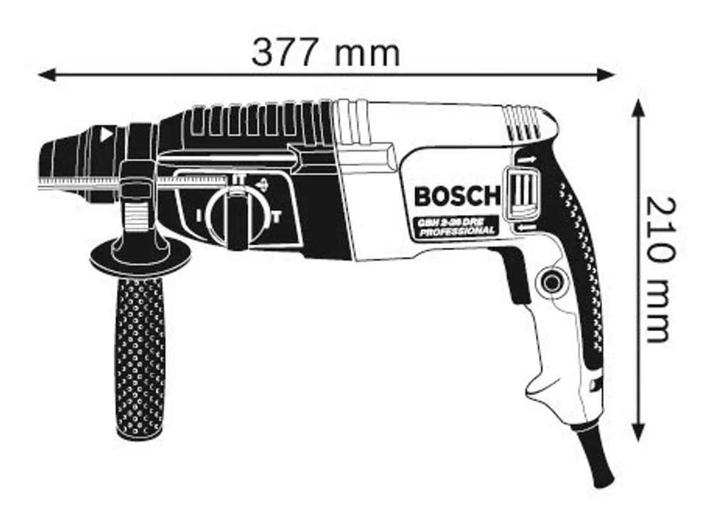 Перфоратор Bosch GBH 2-26 DRE Professional - ForteMarket Перфоратор Bosch GBH 2-26 DRE Professional купить,0
