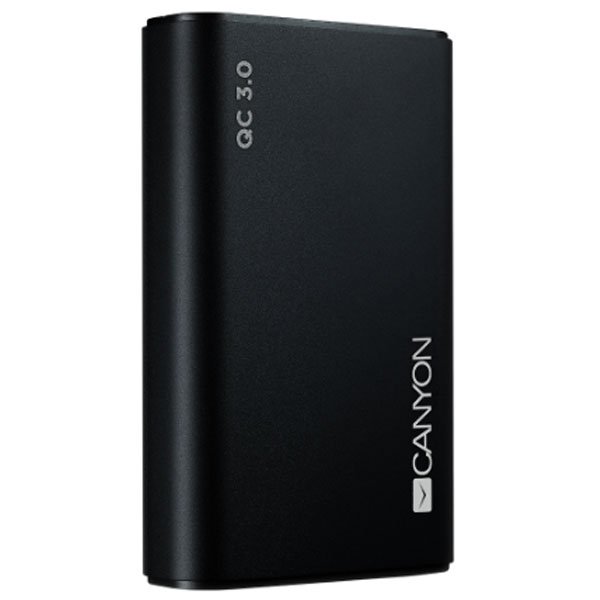 Power Bank Canyon CND-TPBQC10B 10000mAh чёрный