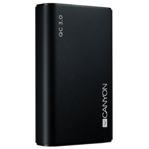Power Bank Canyon CND-TPBQC10B 10000mAh чёрный