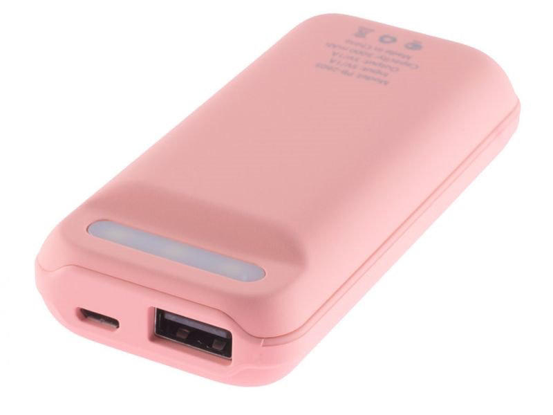 Power Bank Harper PB-2605 5000mAh коралловый купить,NaN