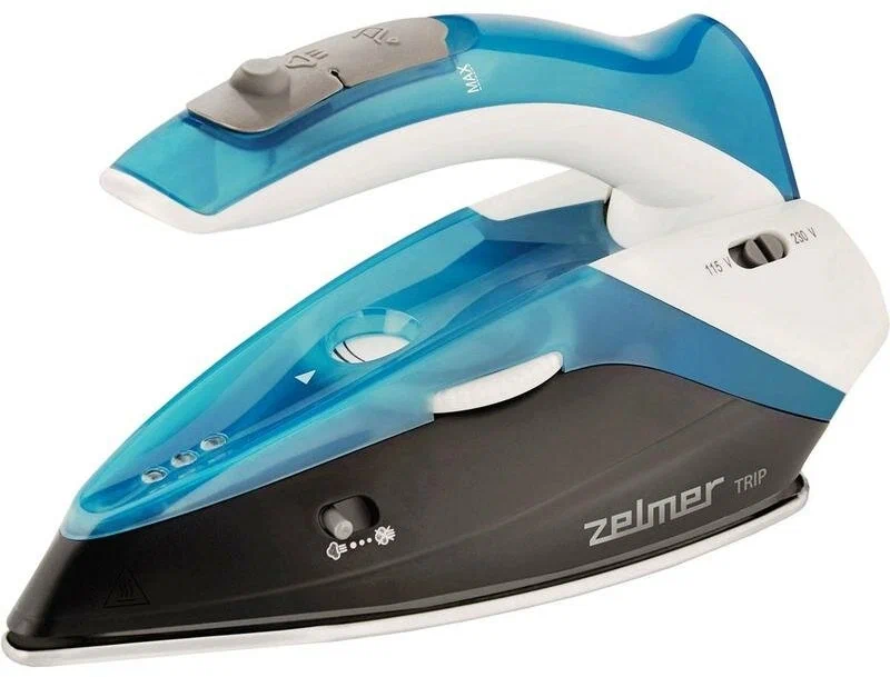 Утюг Zelmer ZIR0500 Trip серо-голубой купить,NaN