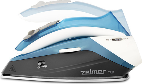 Утюг Zelmer ZIR0500 Trip серо-голубой купить,NaN