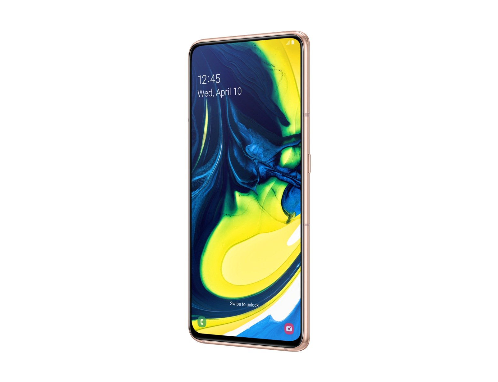 Смартфон Samsung Galaxy A80 128Gb Gold купить,NaN