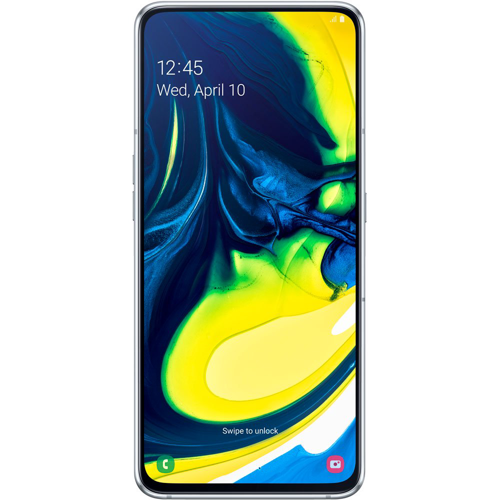 Смартфон Samsung Galaxy A80 128Gb Silver купить,NaN