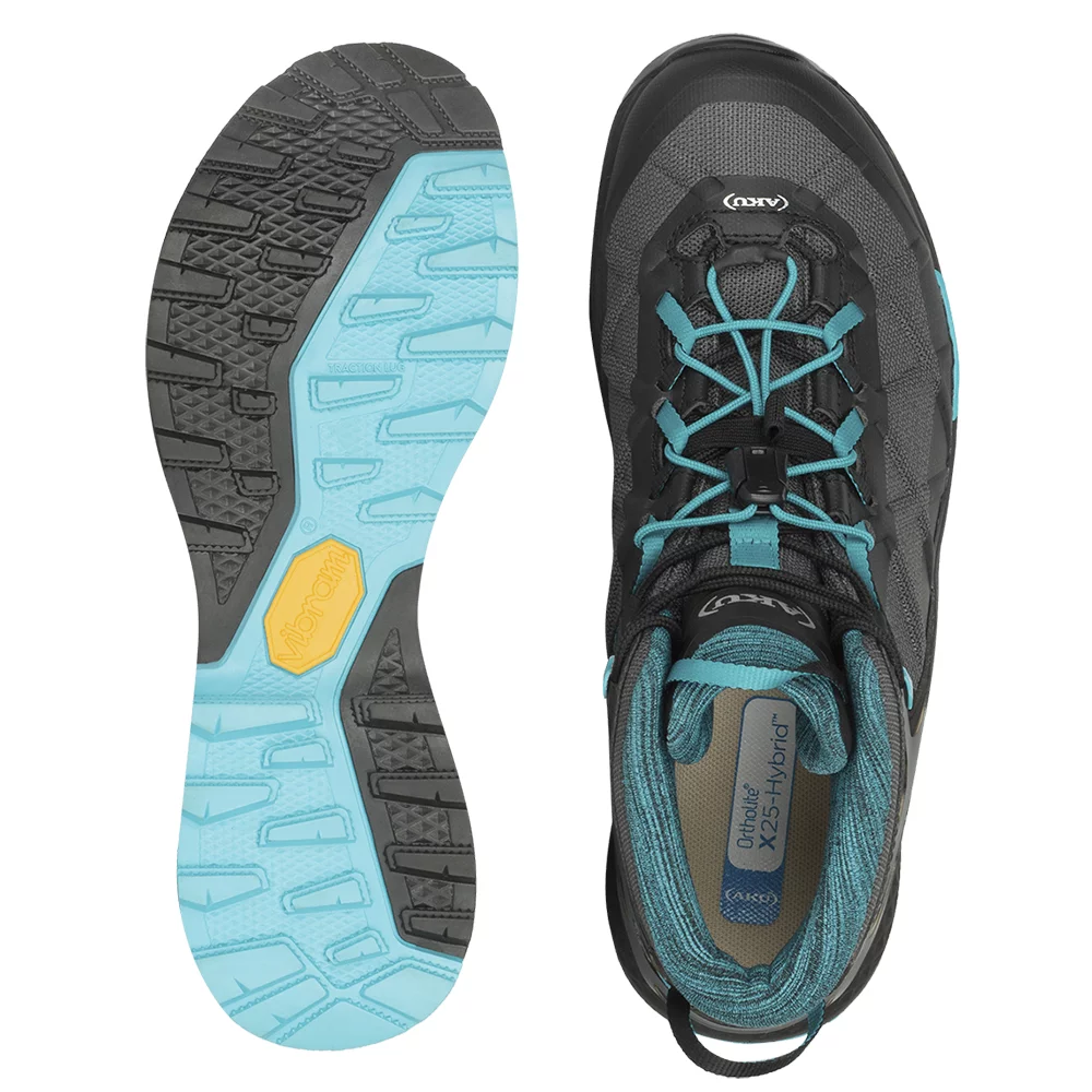 Кроссовки Aku Rocket Mid Gtx 711-253 grey-turquoise 40 купить,NaN