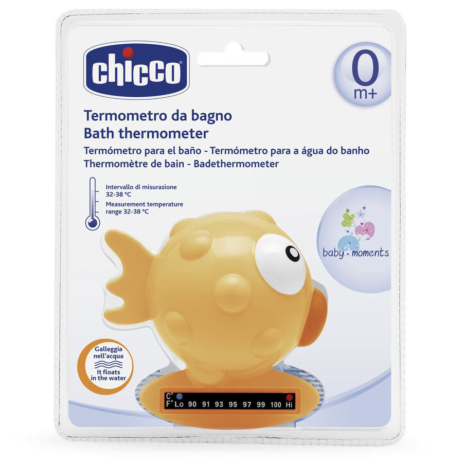 Термометр для ванной Chicco Рыбка оранжевая