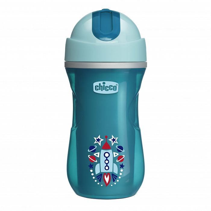 Поильник Chicco Sport Cup 266 мл голубой купить,NaN