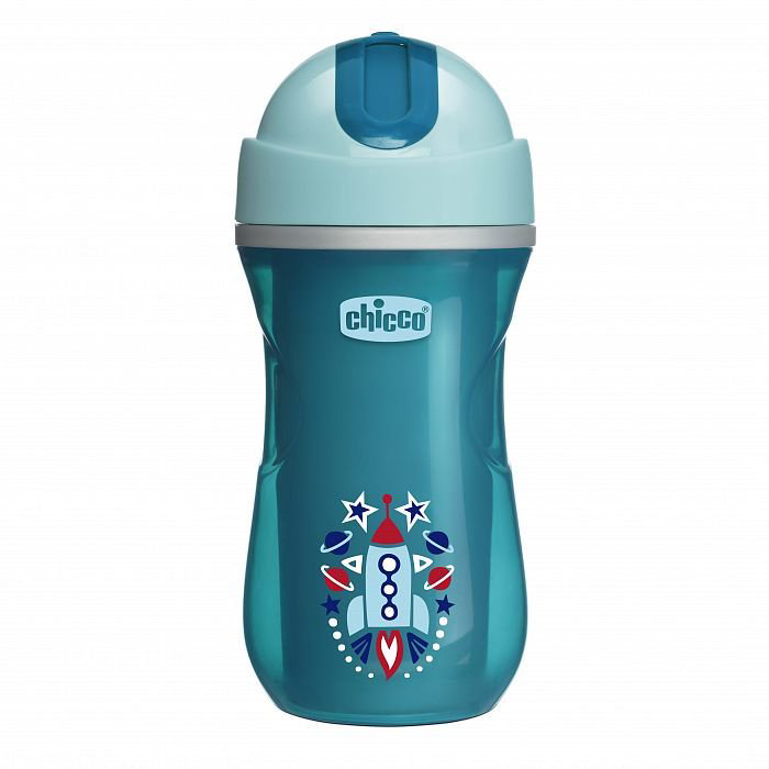 Поильник Chicco Sport Cup 266 мл голубой купить,NaN