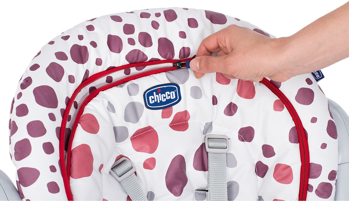Стульчик для кормления Chicco Polly Progres5 Cherry белый купить,NaN
