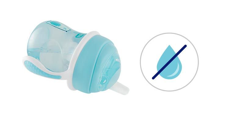 Поильник Chicco Transition Cup 4M+ Boy голубой купить,NaN