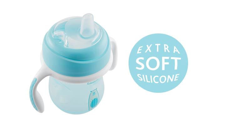 Поильник Chicco Transition Cup 4M+ Boy голубой купить,NaN