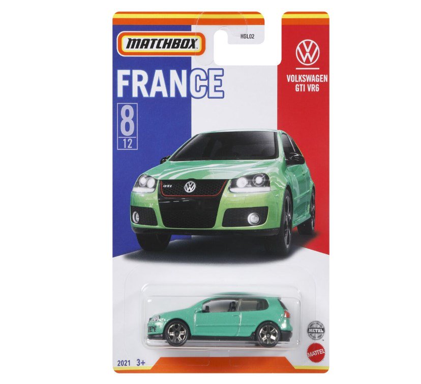 Машинка Mattel Matchbox Best of France-Volkswagen GTI VR6 купить,NaN
