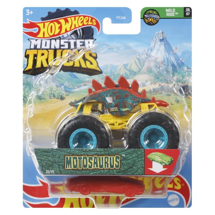 Машинка Hot Wheels Monster Trucks 1:64 Motosaurus FYJ44/GWK17 купить,NaN