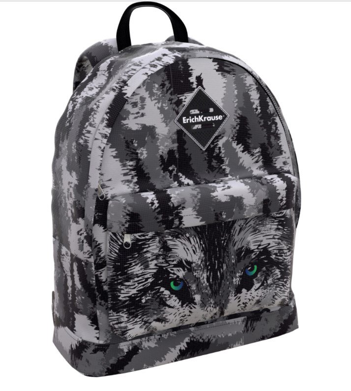 Рюкзак Erich Krause EasyLine 17L Wolf черный купить,NaN