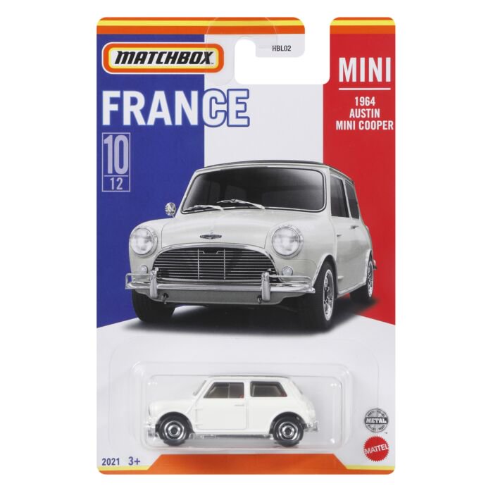 Машинка Mattel Matchbox Best of France-Austin Mini Cooper 1964 купить,NaN