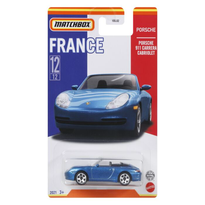 Машинка Mattel Matchbox Best of France-Porsche 911 Carrera Cabriolet купить,NaN
