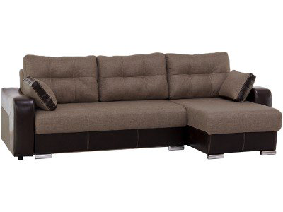 Диван угловой АСМ М/М ПФ Соната5 Grand 07 Ecotex213 коричневый купить,NaN