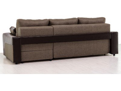 Диван угловой АСМ М/М ПФ Соната5 Grand 07 Ecotex213 коричневый купить,NaN
