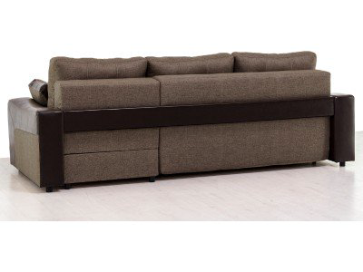 Диван угловой АСМ М/М ПФ Соната5 Grand 07 Ecotex213 коричневый купить,NaN