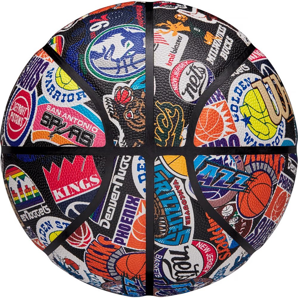 Мяч Wilson NBA All Team Retro/WZ4028501XB7/7 для баскетбола размер 7