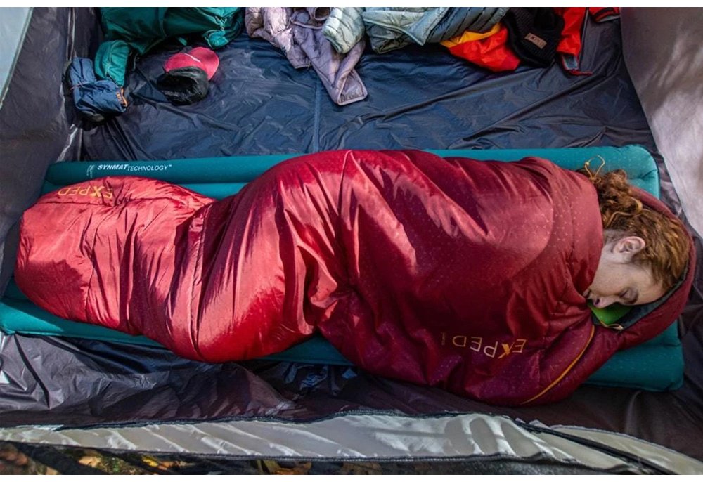 Exped Deepsleep -5C 20F MW 6265 кокон кемпинговый красный