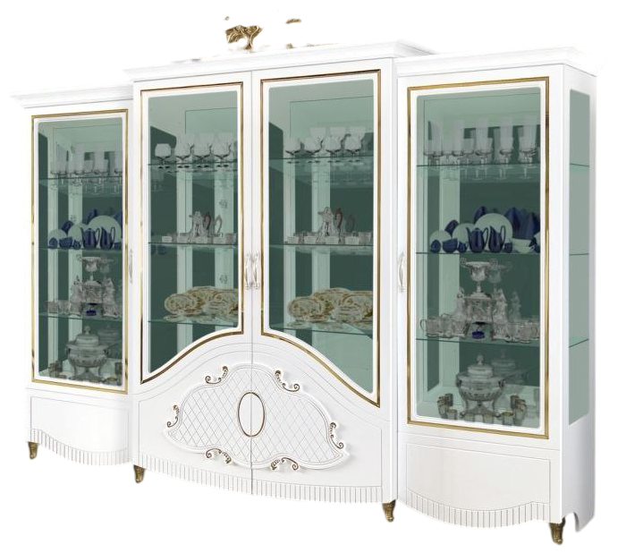 Стенка для гостиной Elegant Марвелла 286x50x240 кремовый купить,NaN