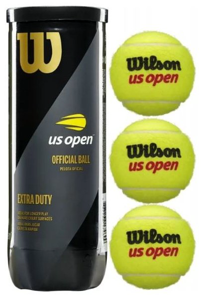 Мяч Wilson Us Open WRT106200 для большого тенниса размер one size купить,NaN