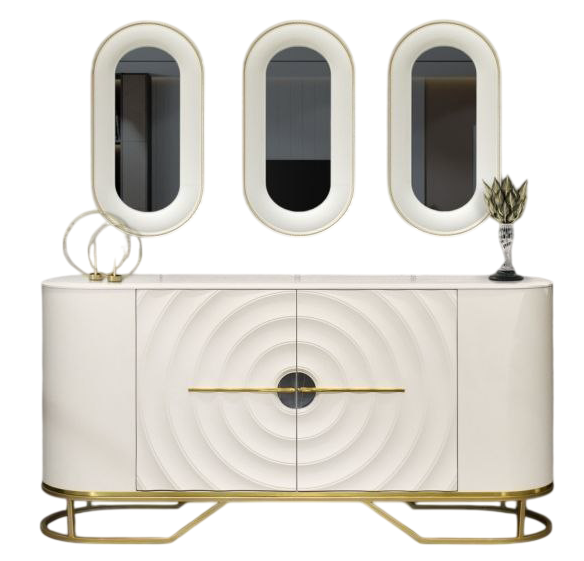 Стенка для гостиной Elegant Ритмо 200x50x200см белая купить,NaN