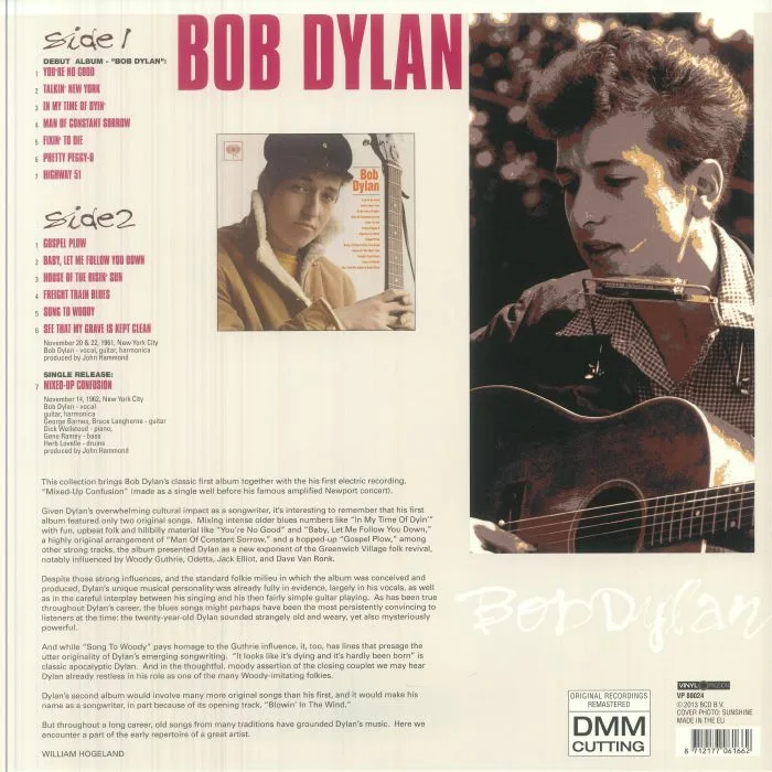 Обратная сторона обложки — Bob DYLAN — House Of The Risin' Sun