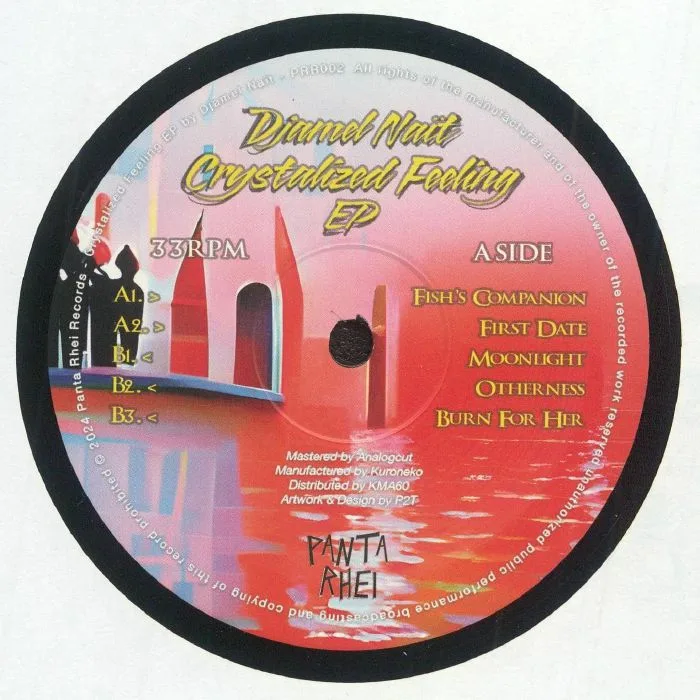 Лицевая сторона обложки — Djamel NAIT — Crystalized Feeling