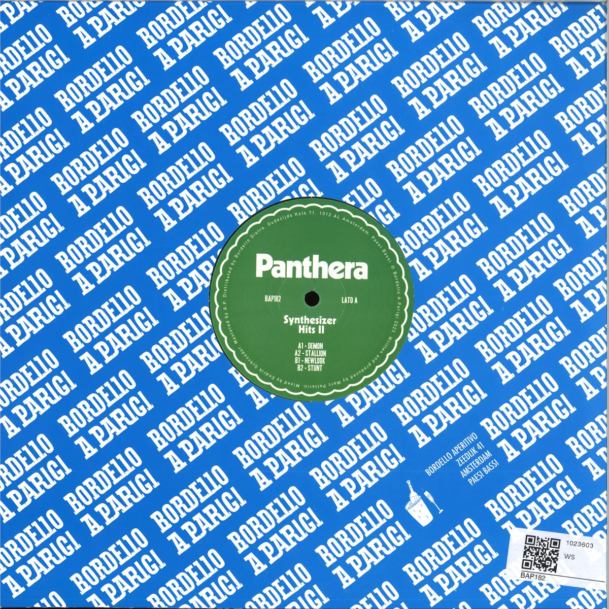 Обратная сторона обложки — Panthera — SYNTHESIZER HITS VOL. 2