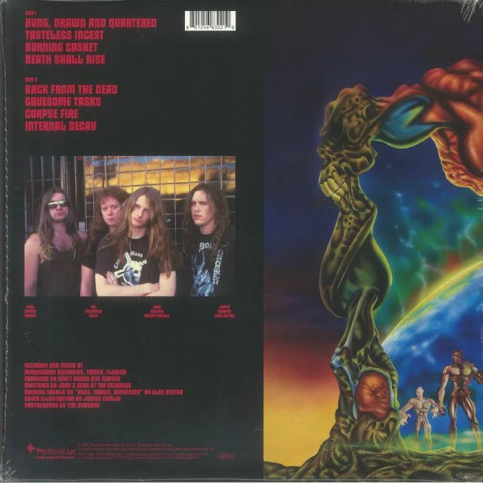 Back cover — CANCER — Death Shall Rise
