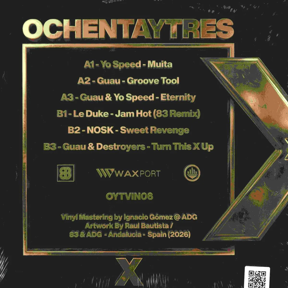 Back cover — Various — X – Ochenta y Tres 06